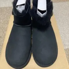 UGG ムートンブーツ ブラック クリスタルボタン