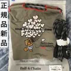 【正規品新品】Ball&Chain ダブルスタンダード スケボーベア エコバッグ