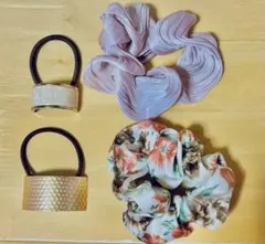 ヘアゴム シュシュ セット