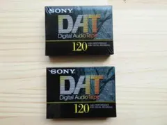 DAT 테이프 120분 스틱 2개 소니 DT-120RA