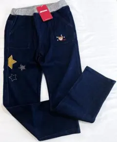 【130】ミキハウス★長ズボン★星デニムパンツ★プッチーくん