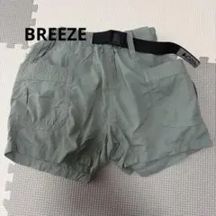 BREEZE ハーフパンツ 80cm カーキ ナイロンのサムネイル