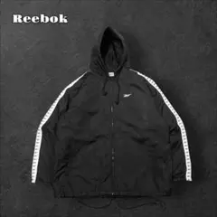 Reebok リーボック 90s ヴィンテージ ナイロンジャケット ロゴテープ
