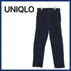 【美品】UNIQLOユニクロ ワークパンツ ベンチレーション付 黒 メンズ 82