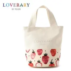 【完売品】極美品 LOVERARY BY FEILER ストロベリードットバッグ
