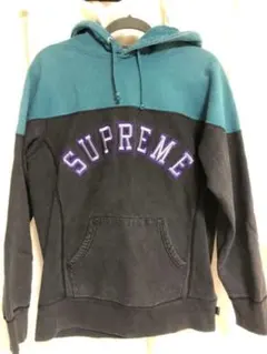 シュプリーム プルオーバーパーカー バイカラー アーチロゴ L Supreme 