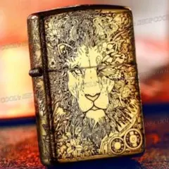 ZIPPO ムーンウルフ アンティークブラス仕上げ オオカミ 狼 新品 