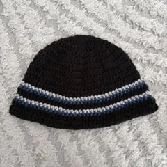 クロシェハット　クラッシャーハット　ビーニー　バケハ　バケットハット　　男女兼用