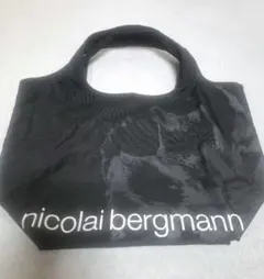 nicolai bergmann ニコライバーグマン エコバッグ 黒