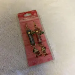 新品　ディズニーリゾートグッズ　クリスマス ミッキー・ミニー ペアストラップ