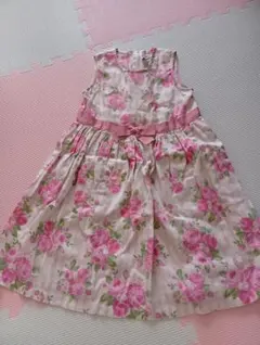 最終値下げ　マザーウェイズ　花柄ワンピース　120