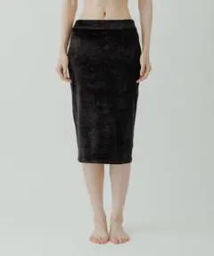 新品未使用【ё BIOTOP】velour midi skirtのサムネイル