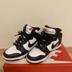 Nike Dunk High ホワイト/ブラック/ユニバーシティレッド 7