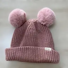 ニット帽　女の子