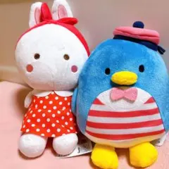 ヴィンテージレトロ　ぬいぐるみ チアリーチャム　タキシードサム　サンリオ　2種
