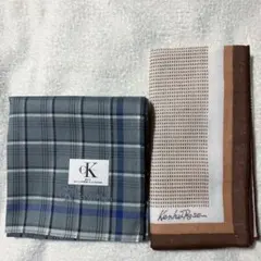 未使用　Calvin Klein Kenhei Rosen ハンカチ 2枚セット