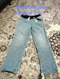 GAP/UNIQLOデニムパンツ 5歳用/110 2枚セット