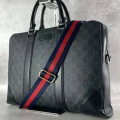 極美品 GUCCI シェリーライン スプリーム GG柄 ビジネスバッグ 2way