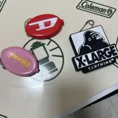 X-LARGE・THRASHER・ディーゼルコインケース3点セット