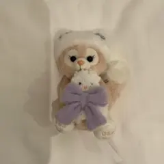 香港ディズニー 冬日 リナーベル カチューシャ カスタム ふわふわマスコット