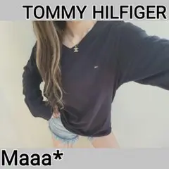 TOMMY HILFIGER　シンプル　ワンポイント　ロンT　おすすめ！