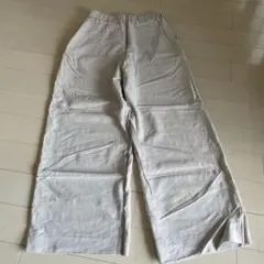 GLOBAL WORK グローバルワーク ワイドパンツ L ベージュ レディース