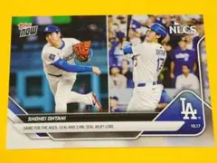 貴重 toppsnow 大谷翔平 884 ドジャース 本塁打3本＆10奪三振　③