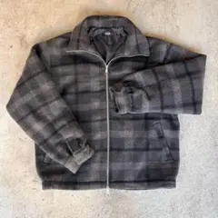 AZUL by MOUSSY グレー系チェック ジャケット Lサイズのサムネイル