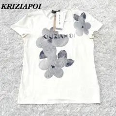 ★タグ付未使用★ KRIZIAPOI 半袖カットソー 42 オフホワイト 2026年最新】KRIZIA カラー：ホワイト系 レディース 半袖(Tシャツ) T