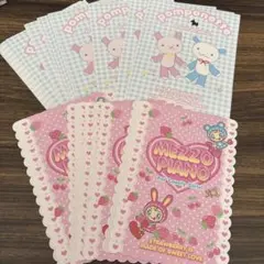 み*く様 使い残り♡メゾピアノ＆ポンポネットプラケース付きメモのサムネイル