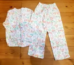 Combi mini パジャマ 120サイズ 動物柄　ガーゼ　綿100%
