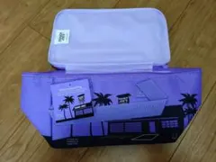 期間限定値下げ　今日まで　トレジョ　Trader Joe's 紫 小　保冷バッグ