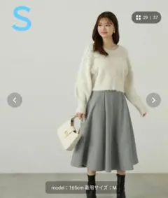 PROPORTION BODY DRESSING ソフトタッチフレアスカート