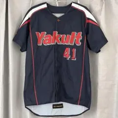 東京ヤクルトスワローズ 内山 壮真 2022年優勝ワッペン付 ビジターユニ