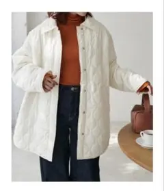 襟付きキルトジャケット DISCOAT