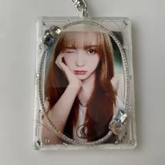 トレカキーホルダー　韓国　トレカ　レジン　デコ　硬質　ケース　トレカケース　c1