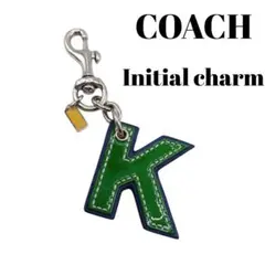 COACH アルファベット Hグリーンチャーム キーホルダー | Mercari
