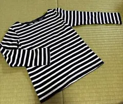 ストライプ長袖カットソー 110cm