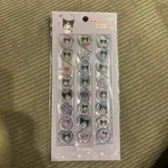 Kuromi クロミ おはじきふうシール 24ピース サンリオ