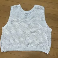 値下げ スタディオクリップ　綿ニットベスト