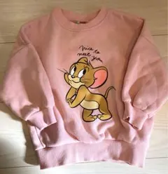 トム&ジェリー⭐️トレーナー ピンク 90〜95cm