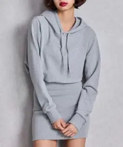 パーカーワンピース ミニワンピース