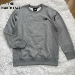 美品　ノースフェイス　ロゴ刺繍　スウェット　トレーナー　レディース　WM