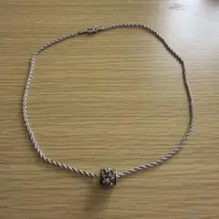 シルバー ツイストチェーン ネックレス　ハワイアン