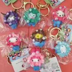 サンリオ　ミャクミャク　なりきり立体キーホルダー　パステルカラー　コンプリート