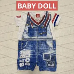 BABY DOLL オーバーオールロンパース 70