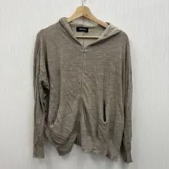 zucca ジップアップパーカー ベージュMのサムネイル
