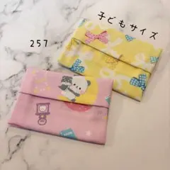 【257】ミニサイズ　ポケットティッシュケース　２個セット