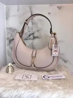 LYN ラベンダー色　ショルダーバッグ