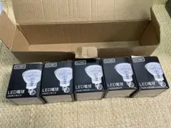 LED電球 E11口金 5W 6000K ハロゲン形 5個セット